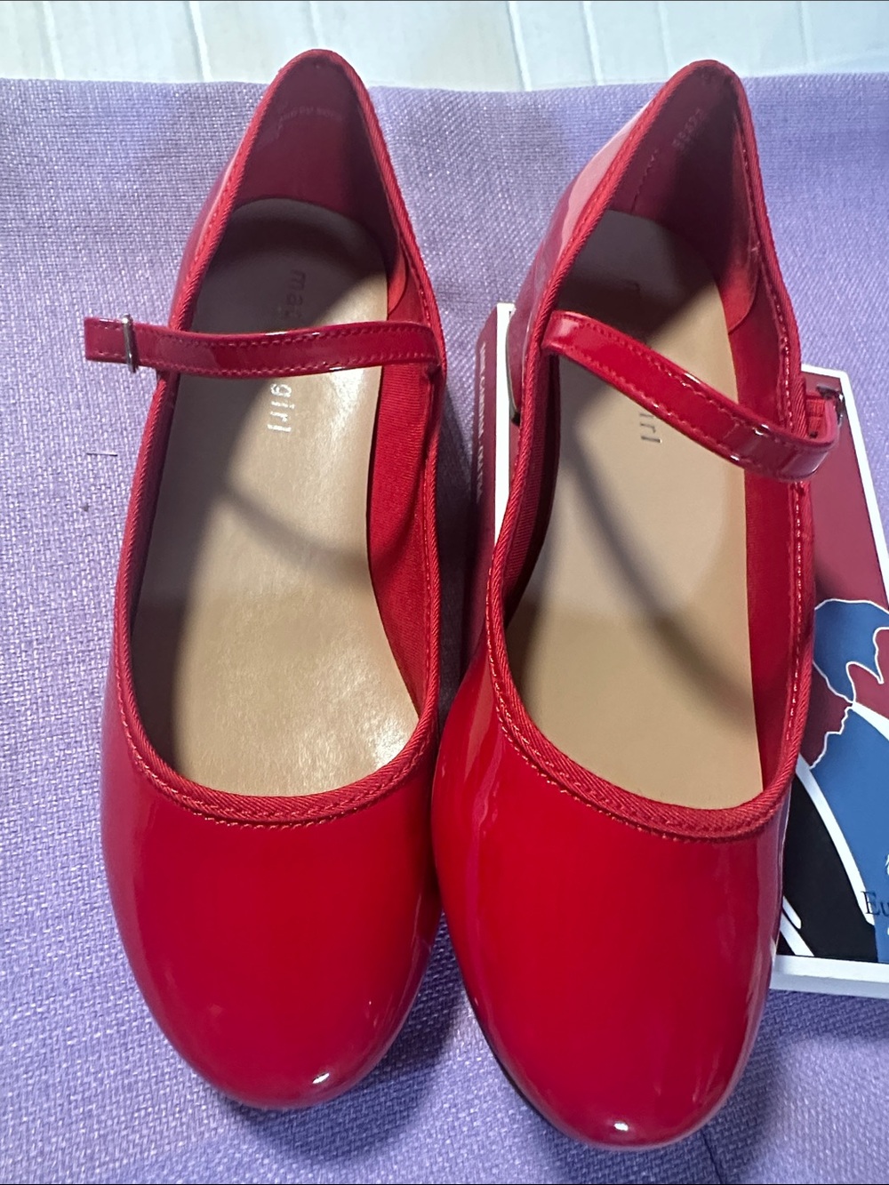 Madden Girl Red Patent Mary Jane Flats